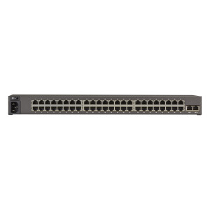 Black Box LES1548A Console Server - Cisco Pinout, (48) RS-232 RJ45, (2) 10/100/1000-Mbps RJ45