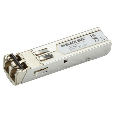 Black Box LFP402 Fast (155-Mbps) Extreme Temperature SFP with Extended Diagnostics,  Multimode, 1310nm, 2km, LC