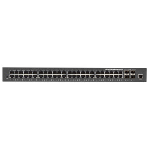 Black Box LGB1152A Gigabit Ethernet Managed Switch, 48 100/1000-Mbps Copper RJ45, 4 100/1000M SFP