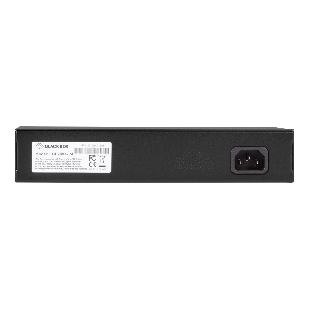 Web Smart Switch - (8) 10/100/1000Mbps RJ45, (2) 100/1000Mbps SFP
