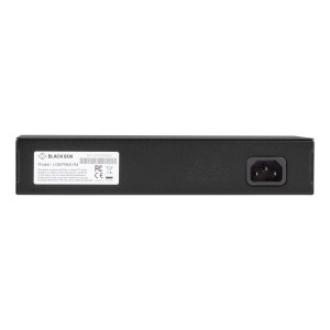Black Box LGB710A Gigabit Ethernet Web Smart Switch, (8) 10/100/1000-Mbps Copper RJ45, (2) 100/1000-Mbps SFP