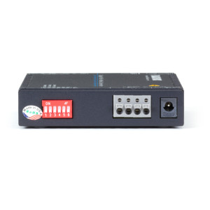 Black Box LGC5210A PoE+ Gigabit Ethernet to SFP Media Converter, two 10/100/1000-Mbps Copper to 100/1000-Mbps Fiber SFP