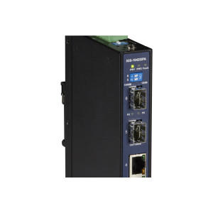 Black Box LGH1006A Industrial 6-Port Gigabit Ethernet Switch, 2 SFP Slots