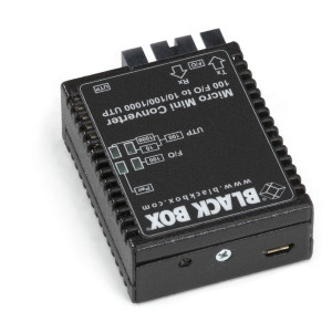 Black Box LMC403A & LMC404A Fast Ethernet Media Converter, Singlemode Fiber, 1310nm, 30km, ST or SC