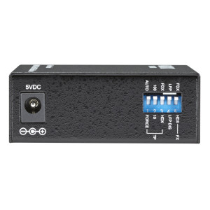 Black Box LPD504A Fast Ethernet PoE PD Media Converter, Multimode Fiber, 1310nm, 2km, LC Connector