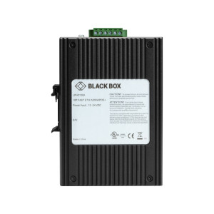 Black Box LPH3100A Gigabit EthernetExtreme Temperature PoE+ Switch, 8 PoE+ ports, 2 Copper RJ45