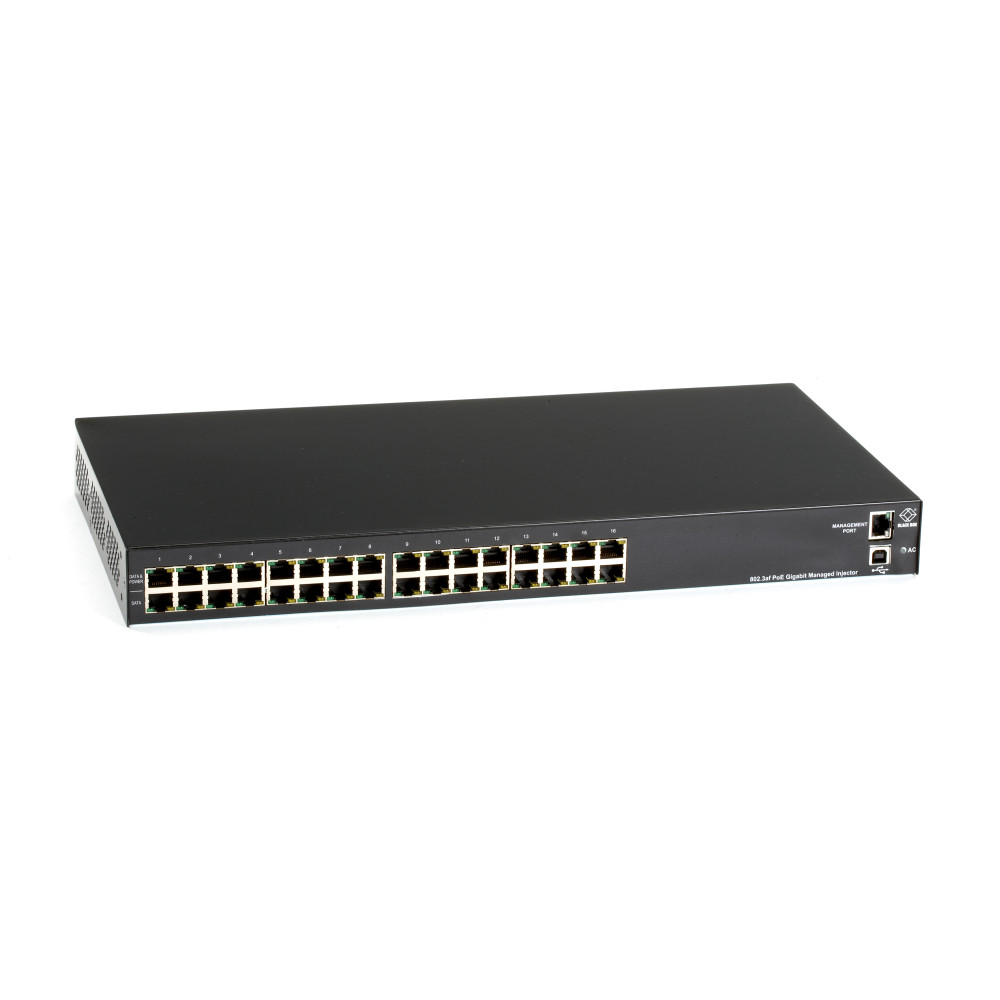 Power Over Ethernet PoE Midspan Injector Category 5 1 Port 802.3