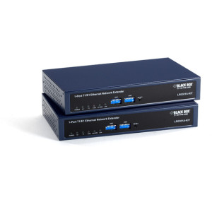 Black Box LR0301A-KIT Ethernet Extender Kit, T1/E1, 1-Port