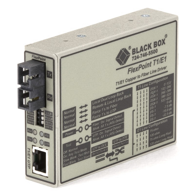 Black Box ME662A Async RS232 to Fiber Converter, Single-Mode, SC or ST, 30 km