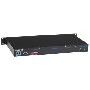 Black Box NBS008MA Rackmount Gang Switch, 19", 1U, (8) RJ-45 A/B (Pins 1/2 and 3/6), Network Manageable