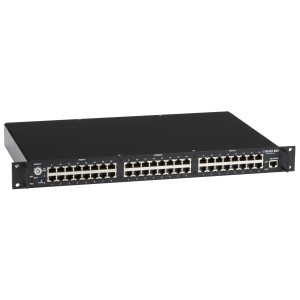 Black Box NBS016MA Rackmount Gang Switch, 19", 1U, (16) RJ-45 A/B (Pins 1/2 and 3/6), Network Manageable
