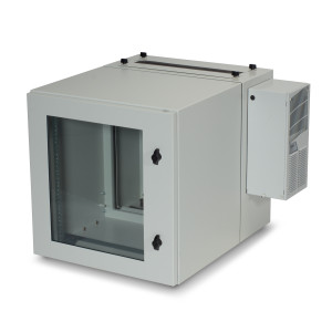 Black Box RMW5110ACG-R2 NEMA 12 Wallmount Cabinet with 800-BTU AC, 100lbs/45 kg Capacity