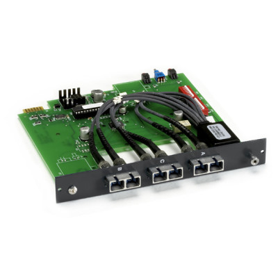 Black Box SM977A-ST 4U, Multimode Fiber, ST, A/B Switch Latching Card