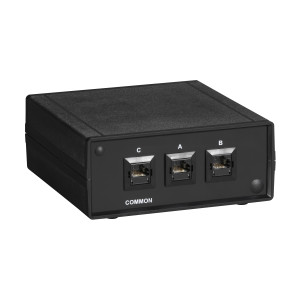 Black Box SW1030A RJ45 2-to-1 CAT6 Ethernet 10G Manual Desktop Switch