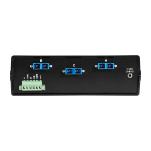 Black Box SW1043A-MM Fiber Optic A/B Switch, Latching, SC Multimode Remote Control, Dry Contact