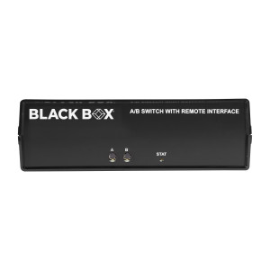 Black Box SW1043A-MM Fiber Optic A/B Switch, Latching, SC Multimode Remote Control, Dry Contact