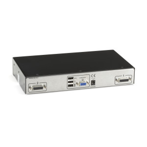 Black Box SW2006A-USB-EAL KVM Switch, VGA, USB, EAL2+ EAL4+ Certified, TEMPEST Level I (Level A) Qualified Design, 2-Port