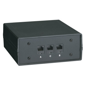 Black Box SWJ-100A 2-to-1 CAT5 Fast Ethernet Manual Desktop Switch, RJ45