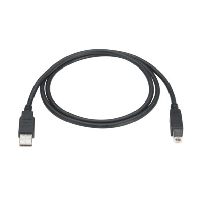 Black Box USB05 USB 2.0 Cable - Type A Male to Type B Male, Black, 3-ft. (0.9-m)