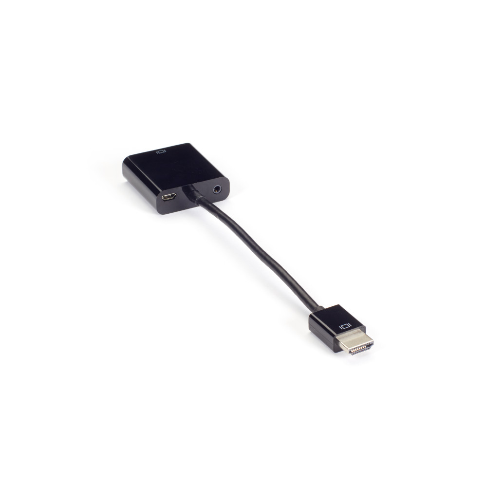 Goneryl Ferie sanger Black Box VA-HDMI-VGA HDMI to VGA Adapter Converter with Audio, Male/Female  Dongle
