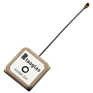 Taoglas AGGBP.25A GPS/Glonass/BeiDou Active Patch Antenna with Front-End SAW Filter