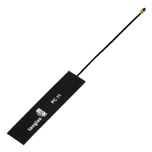 Taoglas PC11 2.4/5.8 GHz Mini FR4 PCB Antenna, 100 mm Ø1.13 cable, IPEX or MMCX (M) RA connector