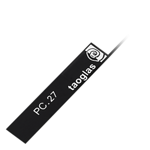 Taoglas PC27 2G Cellular Miniature FR4 PCB Antenna, 100 mm Ø1.13 cable, IPEX or MMCX (M) RA connector