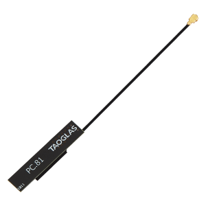 Taoglas PC81 868 MHz ISM Mini PCB Antenna, 100 mm Ø1.13 mm cable, I-PEX MHF I (U.FL)
