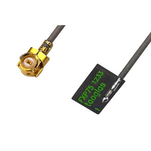 Taoglas FXP75 (Atom) 2.4 GHz Flex Ultra-Miniaturized PCB Antenna, I-PEX MHF® I (U.FL)