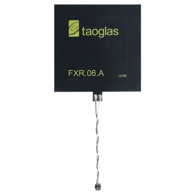 Taoglas FXR.06.52.0075X.A Square Flexible NFC Antenna with Twisted Pair 28AWG Cable and ACH (F)