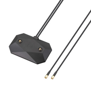 Taoglas MB.250.B (Magneto) Three Way Base Mount for LTE or WiFi MIMO Antennas, SMA (F) Connectors
