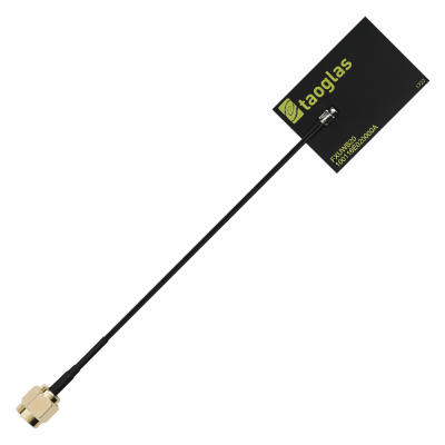 Taoglas FXUWB20.01 (Accura) Ultra Wideband Flex Antenna, 3-5 & 6-10 GHz, 100 mm 1.37 mm cable, SMA (M)