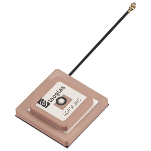 Taoglas AGPSF.36C Active GPS L1/L2 Low Profile Stacked Patch Antenna, I-PEX MHF I