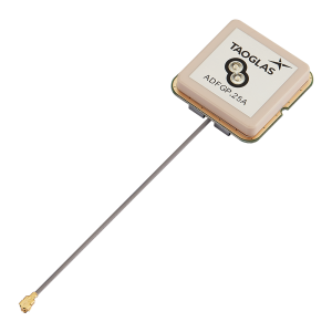 Taoglas ADFGP.25A Embedded Dual Pin Active GNSS Patch Antenna, 1561MHz to 1606MHz