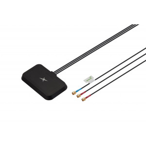 Taoglas MA256 3-in-1 GNSS, 4G MIMO Low Profile Miniature Form Factor Adhesive Mount Combination Antenna