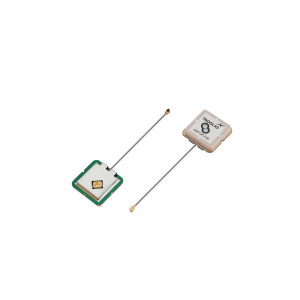 Taoglas ADFGP.25E Embedded GNSS Dual Pin Active Patch Antenna, I-PEX MHF® I (U.FL)