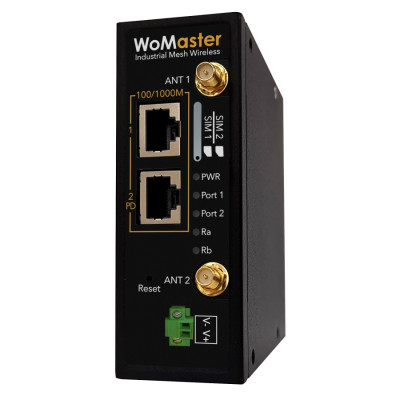 WoMaster WA512GM-D Industrial Wireless Mesh Router and Access Pont, 2.4 and 5 GHz 