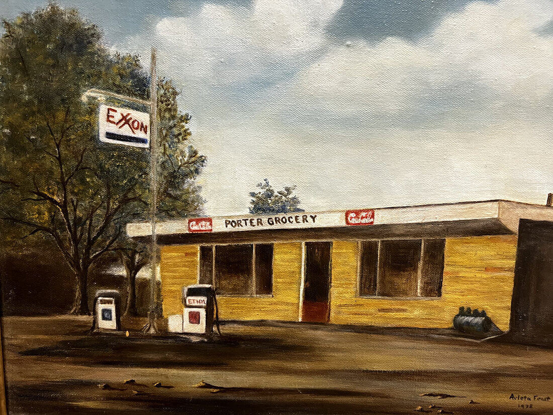 Porter Grocery painting