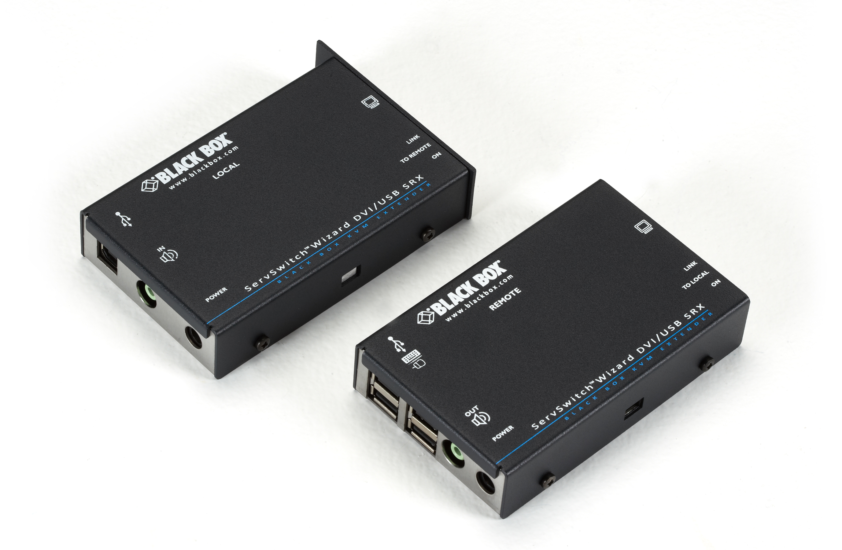 ICU504A, Extensor USB 3.1 sobre CATx/Multimodo, 4 puertos - Black Box